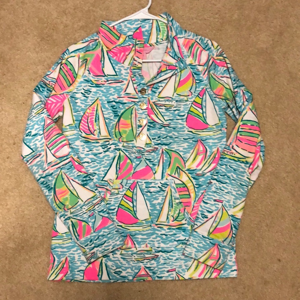 Lilly Pulitzer you gotta regatta popover Sz Small